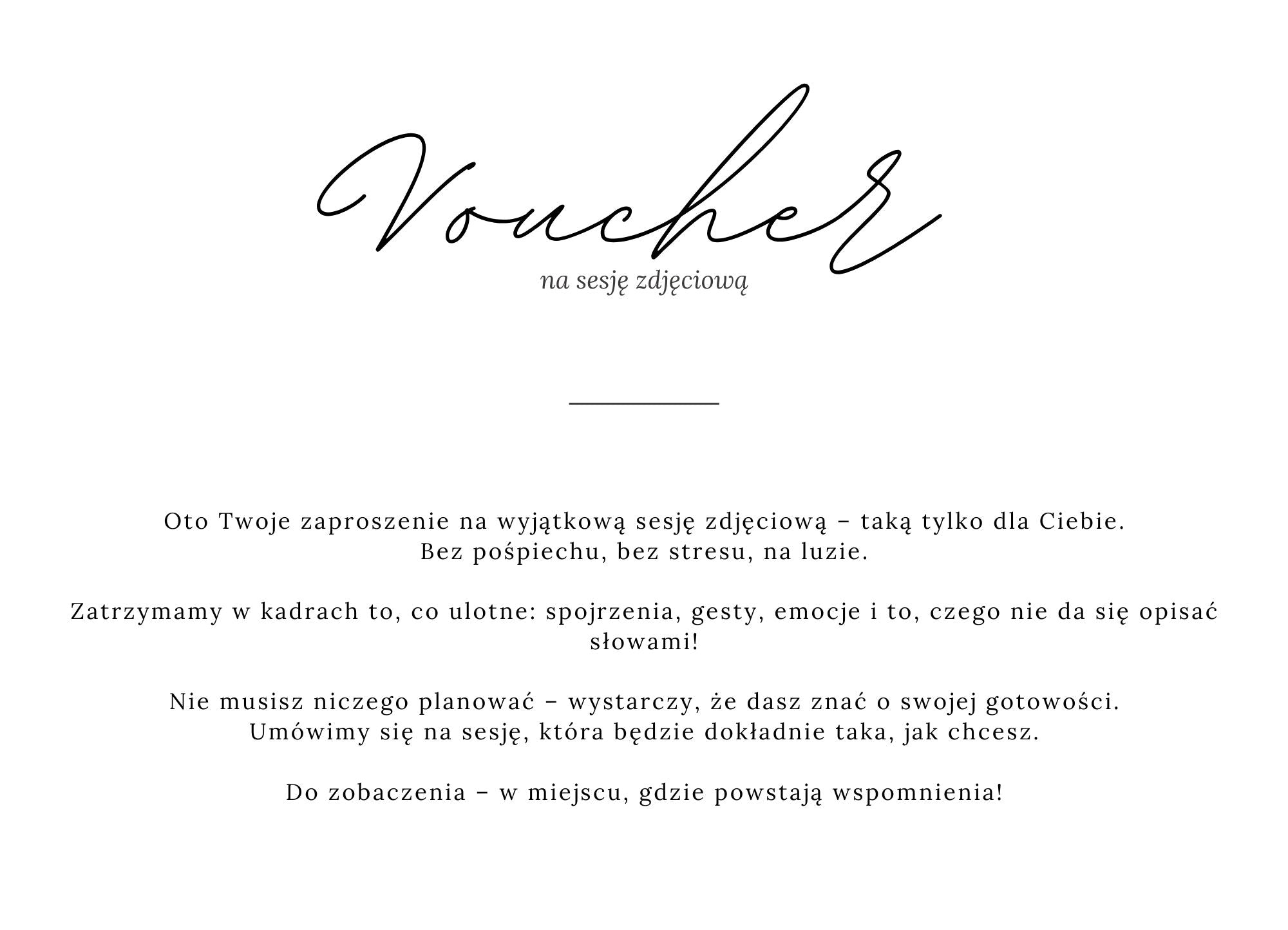 Voucher 13x18cm
