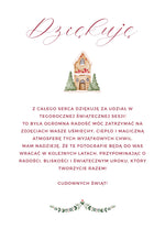 Podziękowanie świąteczne 13x18cm